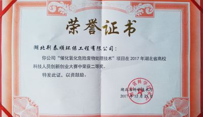 2017創(chuàng)業(yè)大賽榮譽(yù)證書(shū)
